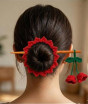 iShopping - Urban Crate Handmade Crochet Hair Stick For Bun Hairstyles