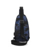 iShopping - Poso Casual Chest Bag For Men Army Blue (PS-326)