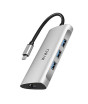 iShopping - Wiwu Alpha 6 In 1 USB C Hub Grey (631str)