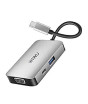 iShopping - Wiwu Alpha 5 In 1 USB-C Hub Grey (513HVP)