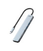 iShopping - XO USB C Hub 7 in 1 Type C to HDMI PD Charging Adapter - Tarnish (HUB008)
