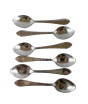 iShopping - ZS Store Classic Tea Spoon Stainless Steel - Pack of 6