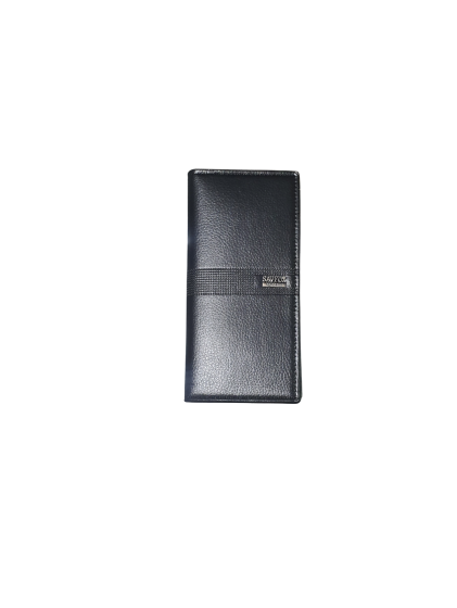 iShopping - Black Long Leather Wallet Unisex Design