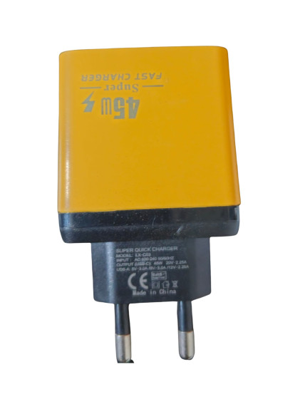 iShopping - 45W Dual Port Display Super Fast PD Charger
