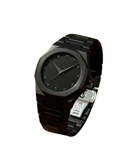 iShopping - Elegant Design Muslim Black Watch For Men