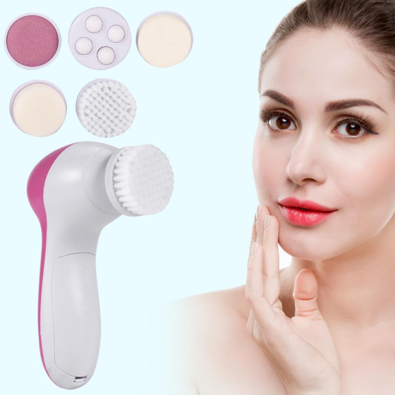 iShopping - Ferozi Traders 5 in 1 Electric Facial Cleanser And Massager