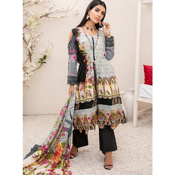 iShopping - Al Zohaib Anum Lawn Vol 6 Collection 2020 3 Piece (AN20L6-06B)