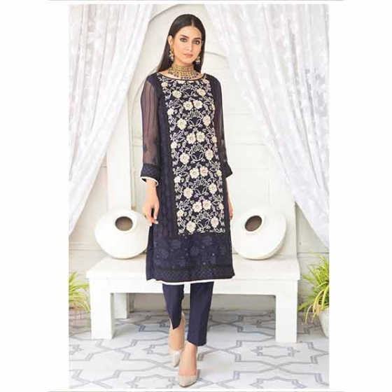iShopping - Glittire Charisma Cyanic Bloom Volume 1 Unstitched 1 Piece