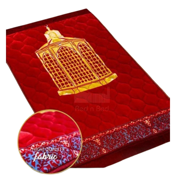 iShopping - MBN Textile Velvet Printed Prayer Mat
