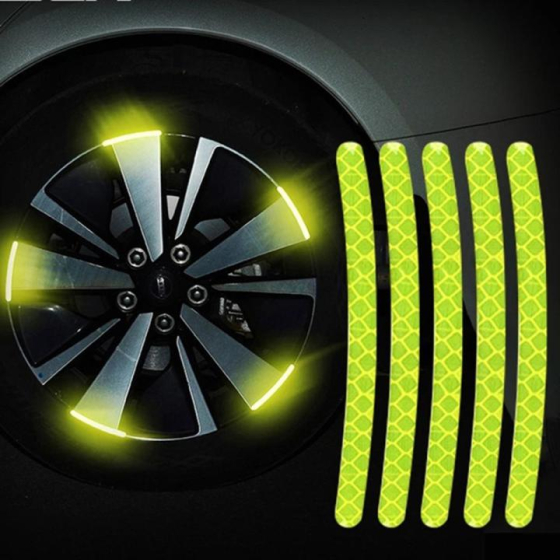 iShopping - Muzamil Store Rim Strips Luminous For Car Green 20 Pcs 