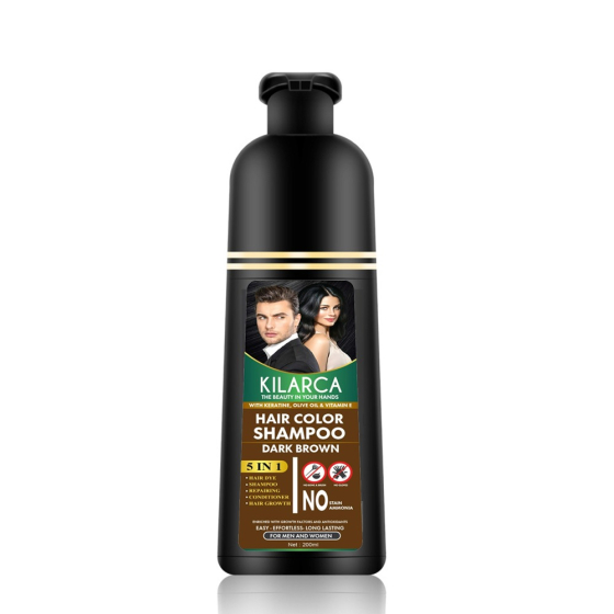 iShopping - Kilarca 5in1 Hair Color Shampoo Dark Brown 200 ML