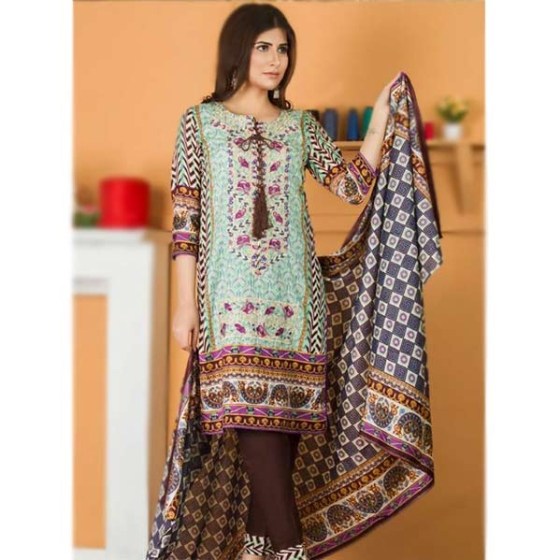 iShopping - Libas Embroidered Lawn Collection Vol-6 3 Piece (D-01B)
