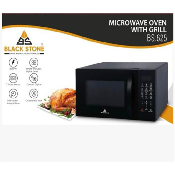 iShopping - Blackstone 800W Microwave Oven with Grill - BS-625