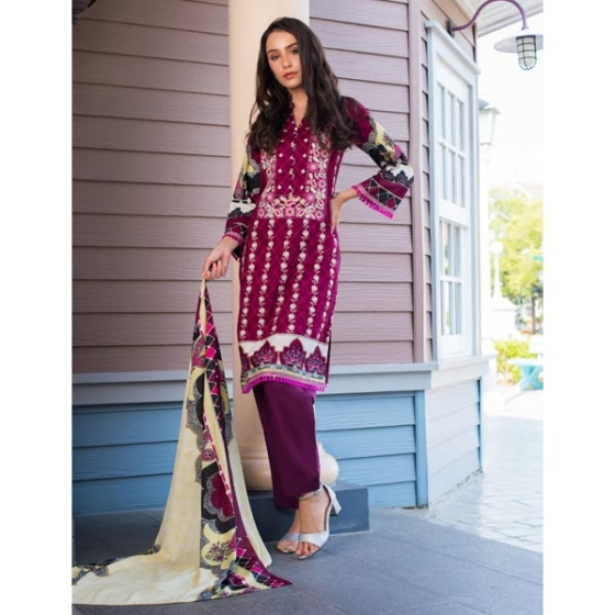 iShopping - Sahil Mid Summer Embroidered Vol-2 3 Piece (SMS2-2B)
