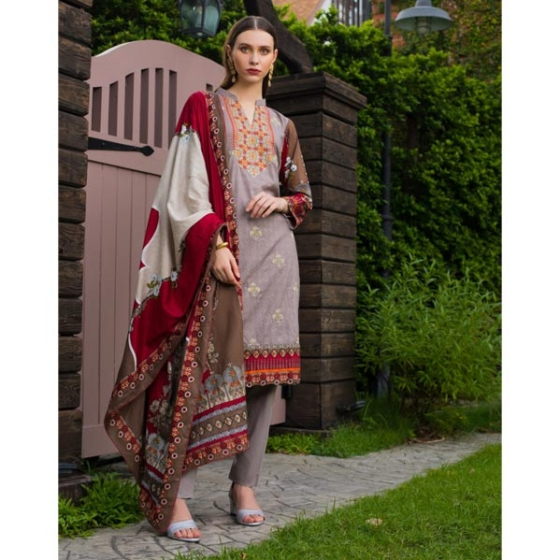 iShopping - Sahil Mid Summer Embroidered Vol-2 3 Piece (SMS2-1B)