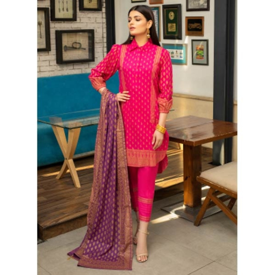 iShopping - ZS Textiles Banarasi Printed Lawn Collection 3 Piece (B5)