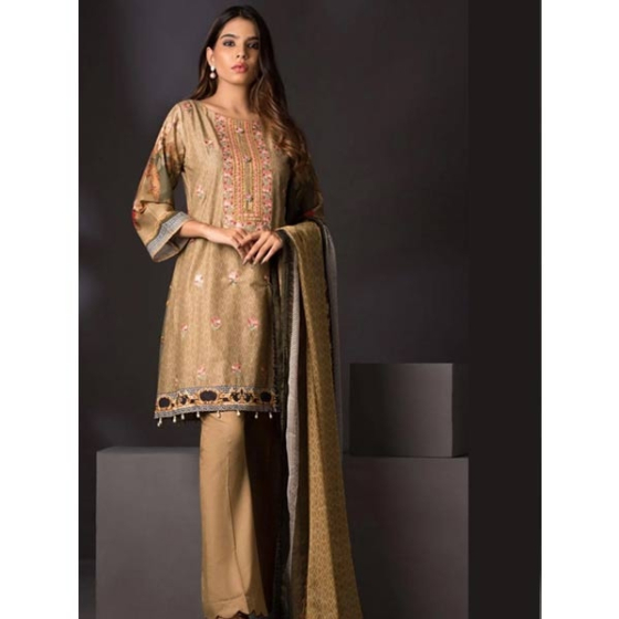 iShopping - ZS Textile Malkah Lawn Collection 3 Piece (M-02)