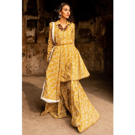 iShopping - Gul Ahmed Vintage Garden Collection 2020 Unstitched Lawn 1 Piece (SL825)