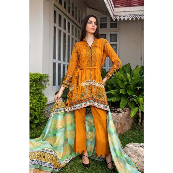 iShopping - Al Zohaib Anum Lawn Vol 2 Collection 2020 3 Piece (AN20L2-06B)