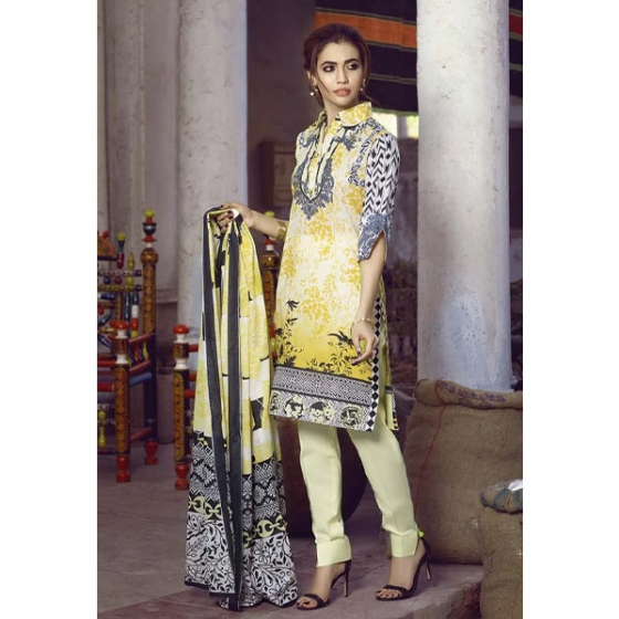 iShopping - Al Zohaib Monsoon Lawn Vol 1 Collection 2020 3 Piece (08A)