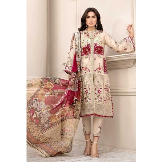 iShopping - Saadia Asad Noor Luxury Lawn Collection 2020 3 Piece (D5-B)