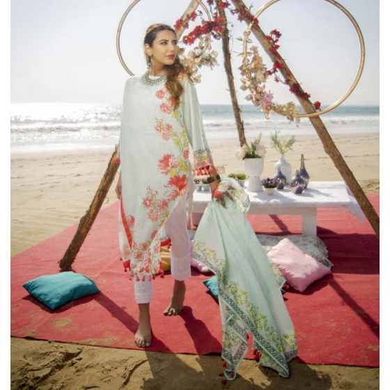 iShopping - Ala Rasi Lawn Collection 2020 3 Piece Floral Spirals (ARU-017)