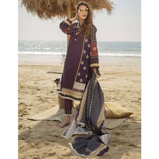 iShopping - Ala Rasi Lawn Collection 2020 3 Piece Mehrab (ARU-018)