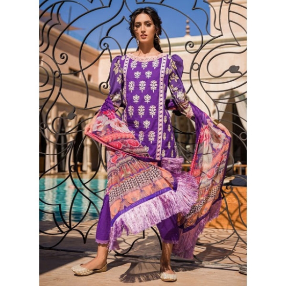iShopping - Sobia Nazir Vital Lawn Collection Vol-1 2020 3 Piece (05B)