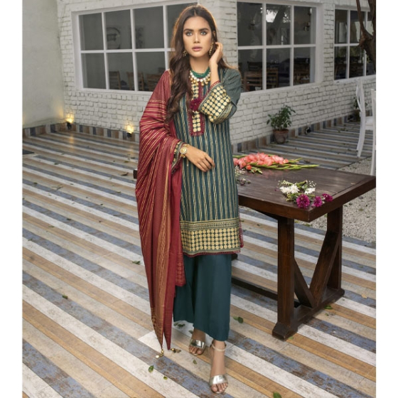 iShopping - ZS Textile Banarsi Collection 2020 Lawn Vol-II 3 Piece (B2-8)