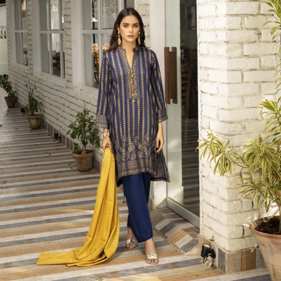 iShopping - ZS Textile Banarsi Collection 2020 Lawn Vol-II 3 Piece (B2-2)