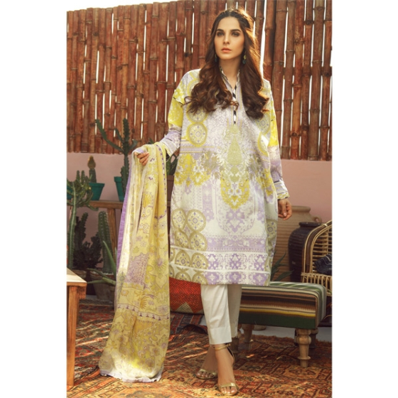 iShopping - Al Karam Spring Summer Collection 2020 3 Piece (SS-17-20-Purple)