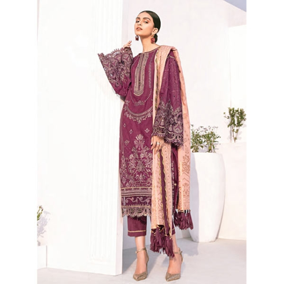 iShopping - Baroque Fuchsia Lawn 3 Piece (Banafsha 08)