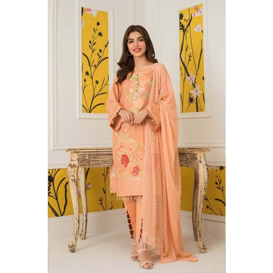 iShopping - Al Zohaib Mahnoor Embroidered Lawn Collection 2020 3 Piece (MEC20 08)