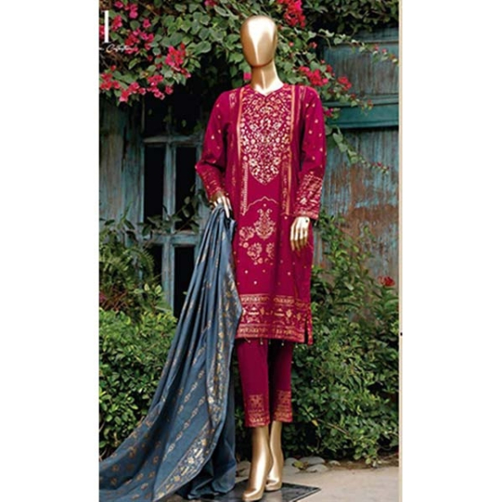 iShopping - Shopping Gallery Banarsi Lawn Collection 3 Piece (0025)