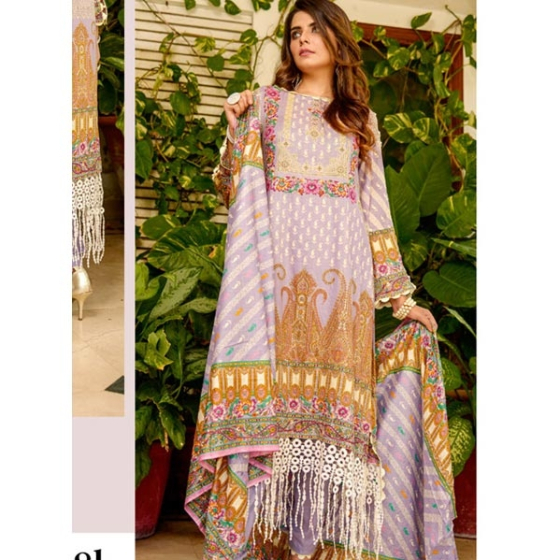 iShopping - Three Star Lawn Vol-6 2020 3 Piece (08B)