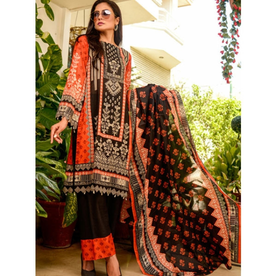 iShopping - Three Star Lawn Vol-6 2020 3 Piece (10A)