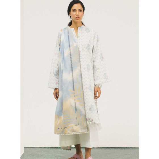 iShopping - Zara Shahjahan Coco Spring Summer Collection Embroidered Lawn 3 Piece (D-01A)