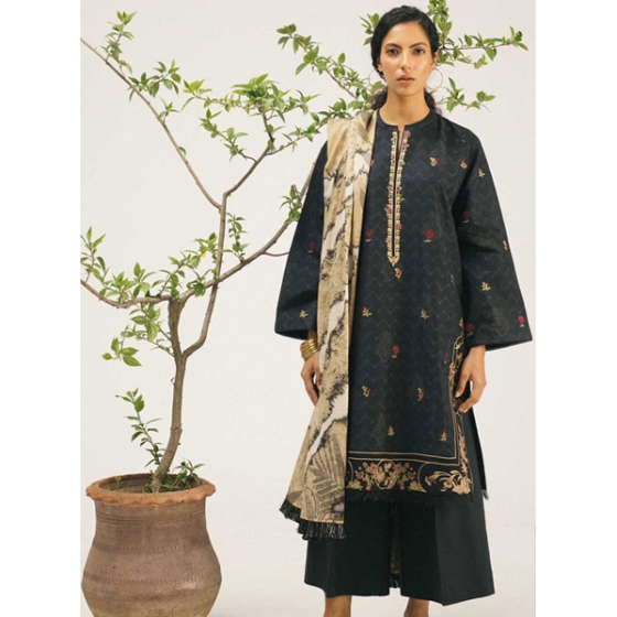 iShopping - Zara Shahjahan Coco Spring Summer Collection Embroidered Lawn 3 Piece (D-01B)
