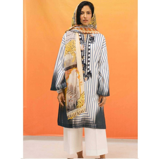 iShopping - Zara Shahjahan Coco Spring Summer Collection Embroidered Lawn 3 Piece (D-07A)