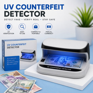 UV Counterfeit Portable Rechargeable Bill Checker Detector