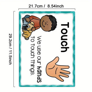 Artisticvalley Bundle Five Senses Flashcards - 5pcs