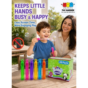 Mini Bubble Wands Bubble Blower Toys for Kids - 20 Pcs