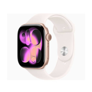 Apple Watch Series 11 Rose Gold Aluminum Case With Sport Band