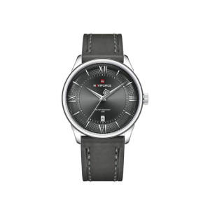 Naviforce Slim Date Edition Watch For Men Grey - (NF-9272l-6)