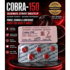 Black Cobra Delay Tablets For Men 150mg