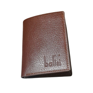 Genuine Brown Leather Wallet Unisex Design
