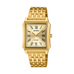 Casio Classic Stainless Steel Watch For Men Gold (MTP-B190G-9BV)