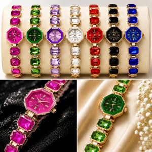 MIRA Luxury Women’s Crystal Bracelet Quartz Watch