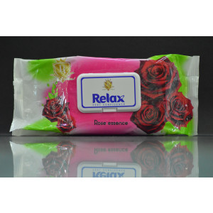 Relax Wipes Rose Essence - 100 Wipes