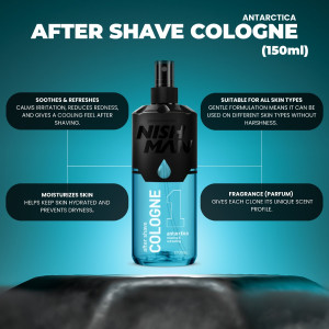 Nishman After Shave Cologne 01 - Antarctica (REBUL ICE)